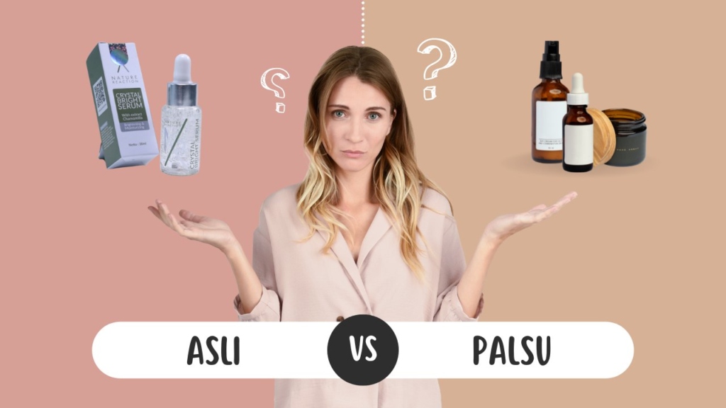 Perbedaan Nature Reaction Crystal Bright Serum Asli dan Palsu