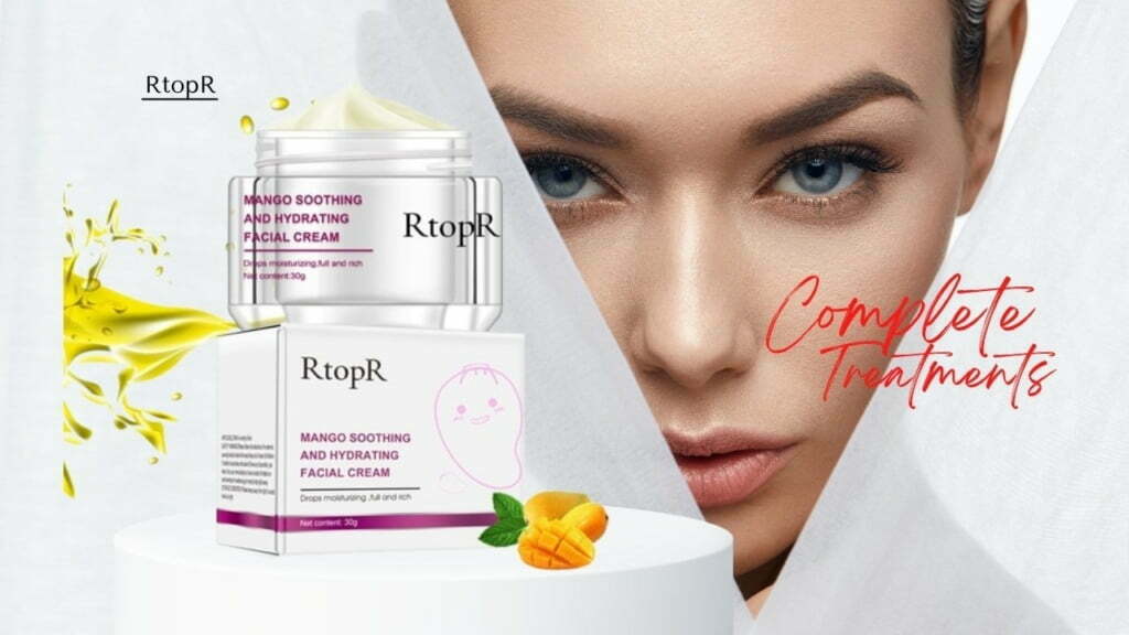 Cara Pakai RtopR Mango Soothing and Hydrating Facial Cream