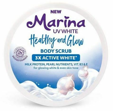 Marina UV White Body Scrub Healthy and Glow