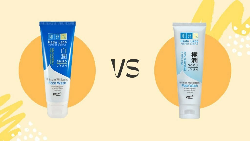 5 Perbedaan Hada Labo Gokujyun dan Shirojyun Face Wash