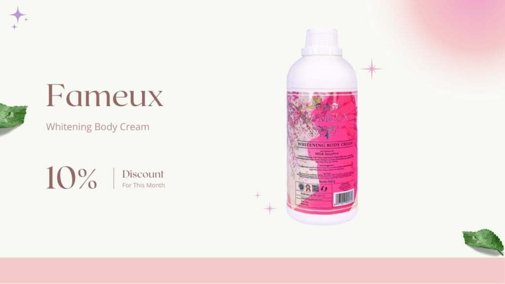 Fameux Bleaching Apakah Sudah BPOM? Cek Faktanya Di Sini!