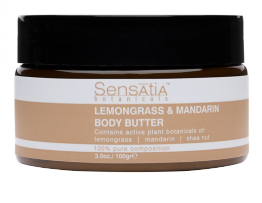 5. Sensatia Botanicals Lemongrass & Mandarin Body Butter