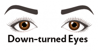 6. Downturned Eyes