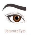 7. Upturned Eyes