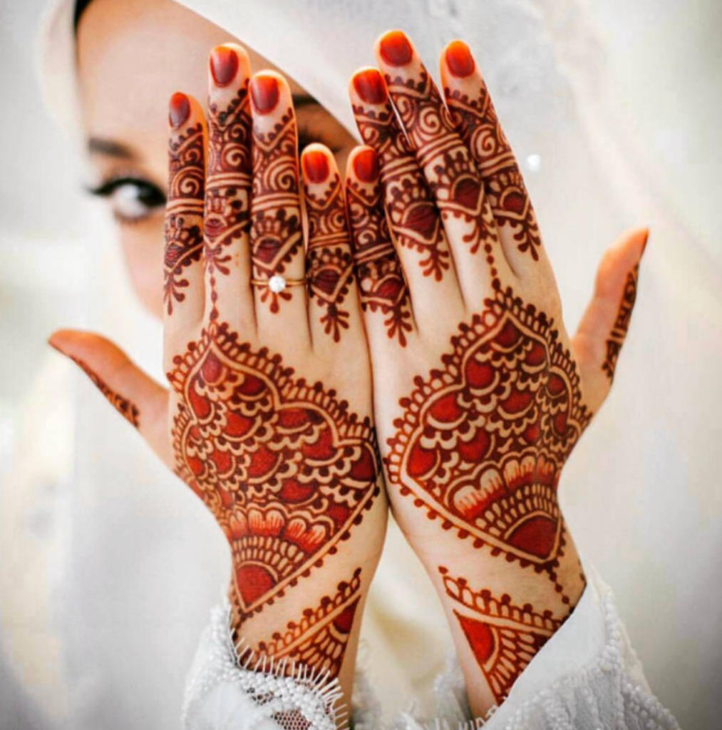 2. Model Henna Arab Pendek
