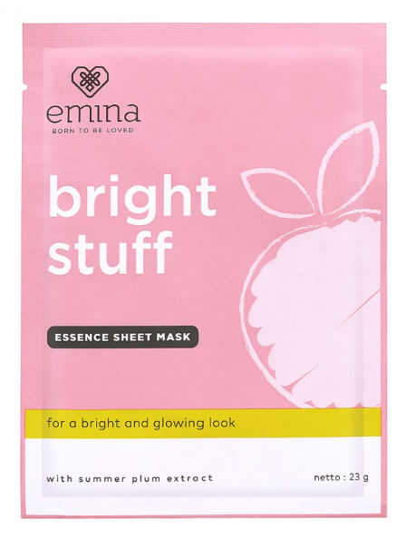 4. Emina Bright Stuff Essence Sheet Mask