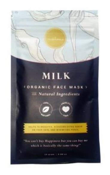 5. Crushlicious Milk Face Mask with Glutathione