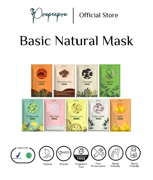 7. Poupeepou Masker Organik