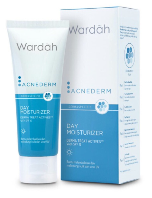 6. Wardah Acnederm Day & Night Treatment Moisturizer