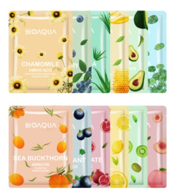 3. BIOAQUA Natural Skin Care Mask Masker Sheet